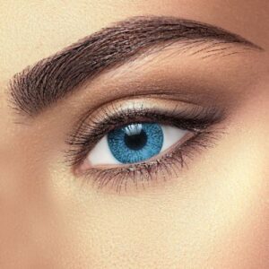 Sapphire Blue 2 Tone Eye Accessories (pair) Daily